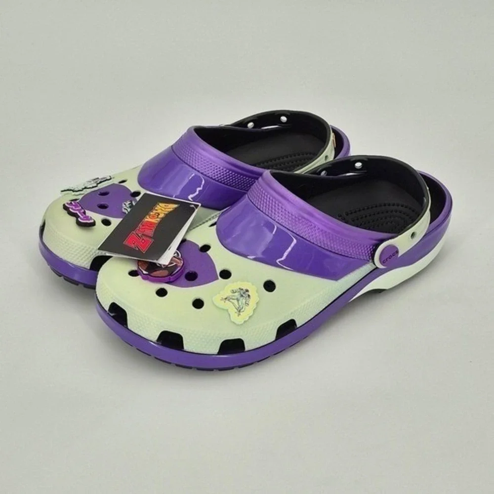 Crocs Dragon Ball Z Frieza Classic Clogs Adult Men's Size 11 NWB Purple Unisex